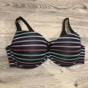 Torrid 40DDD Striped Push Up Bra